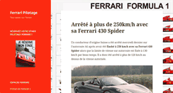 Desktop Screenshot of ferrari-pilotage.com