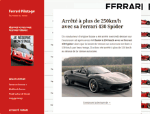 Tablet Screenshot of ferrari-pilotage.com